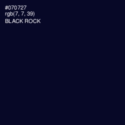 #070727 - Black Rock Color Image